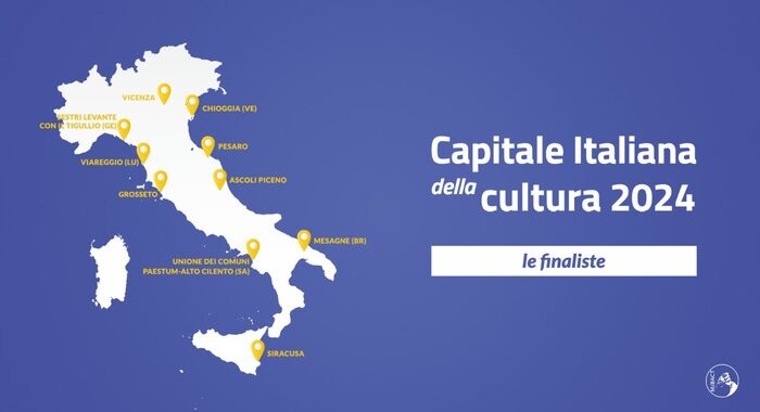 Capitale cultura 2024, ecco le 10 finaliste