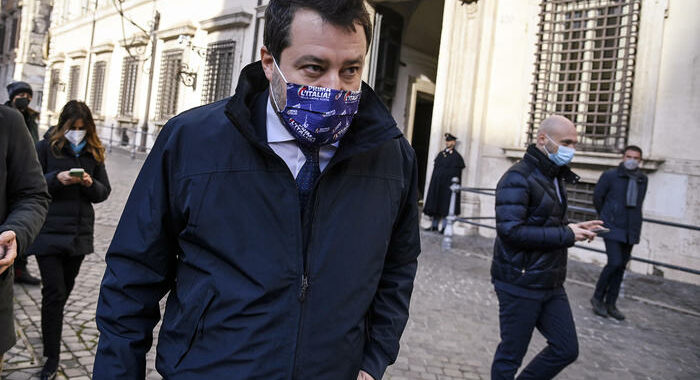 Quirinale: incontro di Draghi con Salvini in mattinata