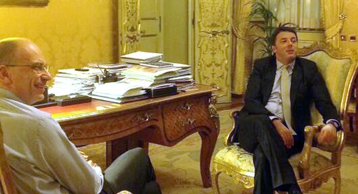 Quirinale: stamane incontro Letta-Renzi