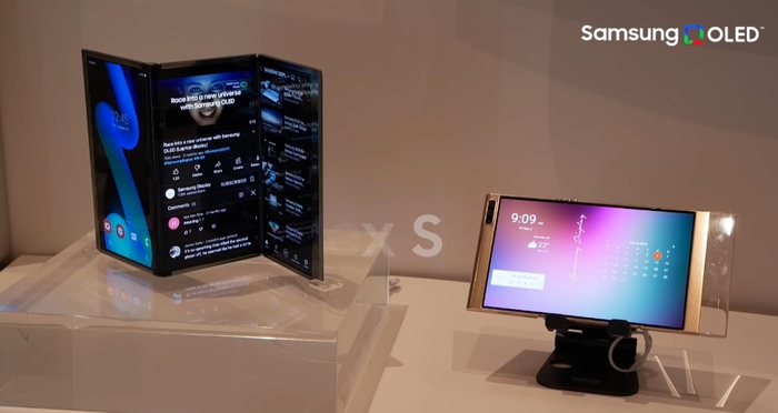 Smartphone pieghevoli, Samsung svela al Ces nuovi prototipi