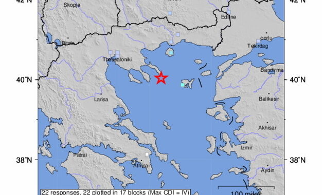 Terremoto in Grecia, scossa di magnitudo 5.4 avvertita ad Atene