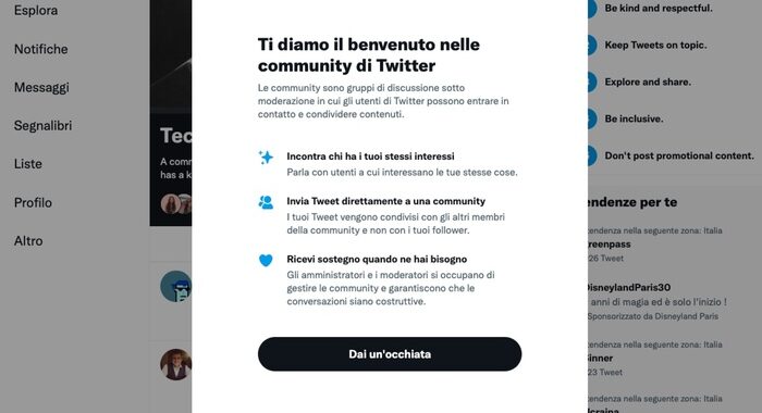 Twitter come Facebook, su Android arrivano le comunità