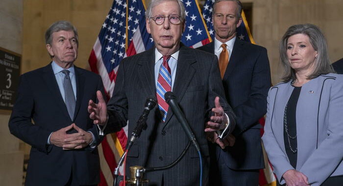 Assalto a Capitol,McConnell boccia censura Gop: fu sedizione