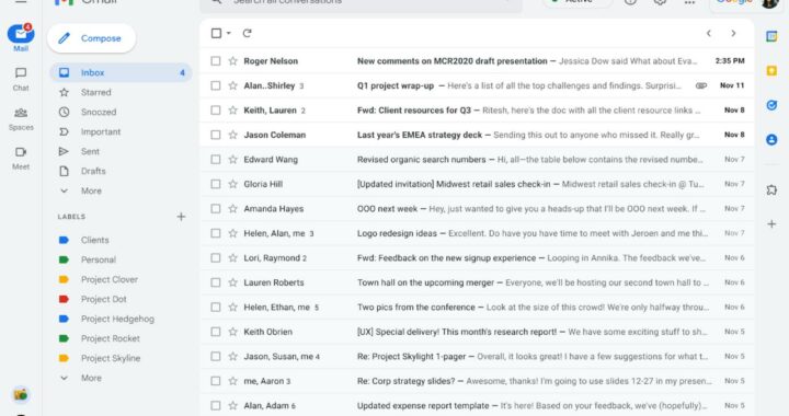 Gmail, com’è la nuova interfaccia e quando arriva