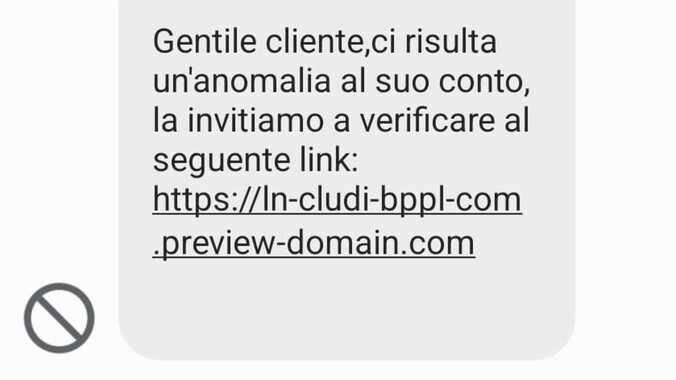 Truffe via sms, arriva in Italia il virus che svuota i conti