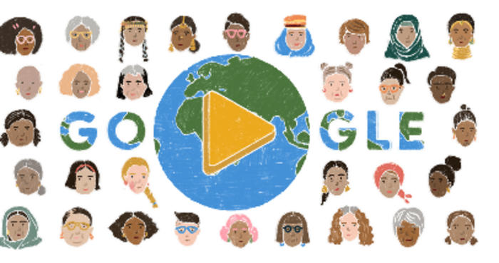 8 marzo: il doodle di Google dedicato alla Giornata Internazionale della Donna