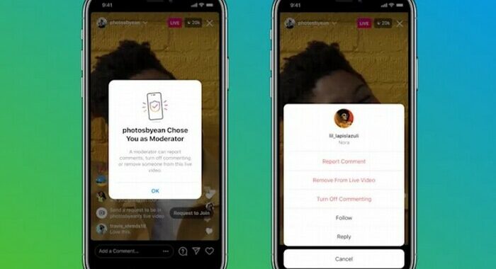 Instagram permetterà di aggiungere moderatori alle dirette