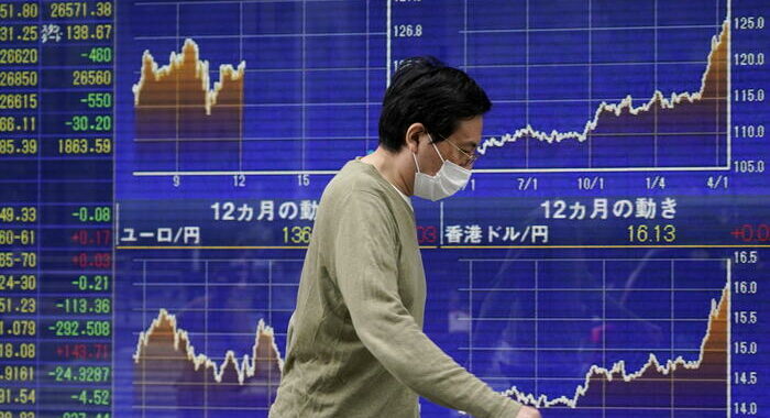 Borsa: Tokyo, apertura in sostenuto ribasso (-1,53%)