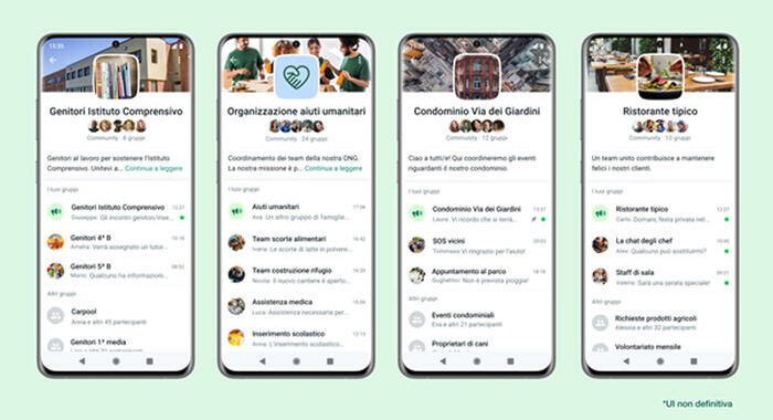Meno chat più social, WhatsApp si evolve e lancia Community