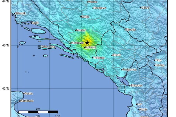Terremoti: nuova scossa 4.8 stamane in Bosnia