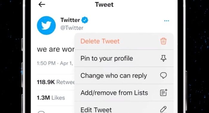 Twitter aggiungerà un pulsante di modifica ai post