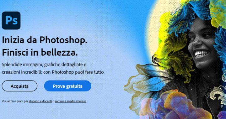 Adobe Photoshop è anche gratis