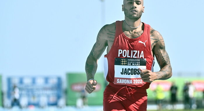 Atletica: Jacobs torna a correre i 100 m, 10.04 a Savona