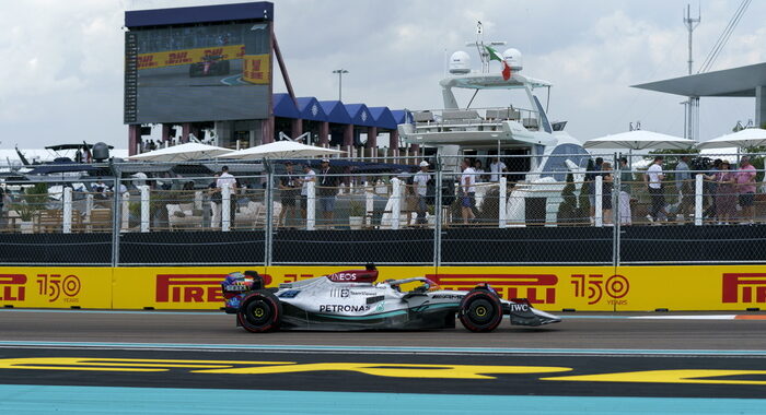 F1: Miami; seconde libere,Russell il più veloce, poi Leclerc
