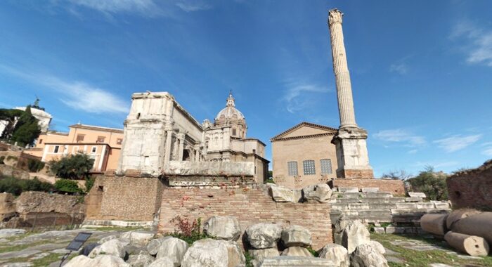 Foro Romano la meta culturale più cliccata su Street View