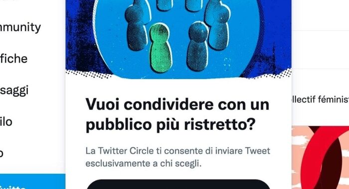 Twitter testa Circle, fa twittare solo ai contatti stretti