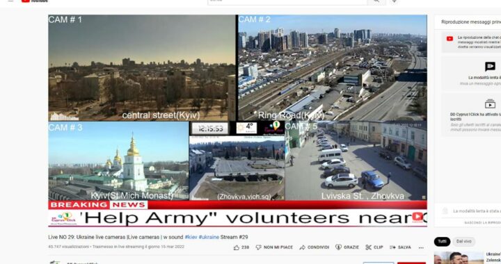 Ucraina, come usare le webcam per vedere la guerra in diretta