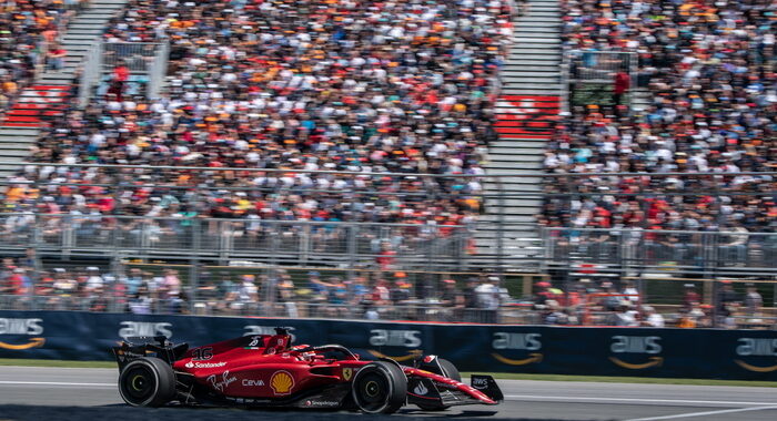 F1:Canada; Ferrari Leclerc rimonta fino al 5/o posto