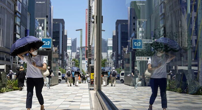 Giappone: caldo record a Tokyo con 36,4 gradi