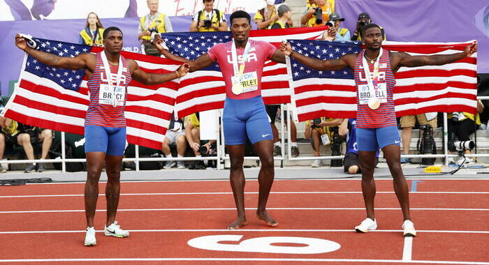 Atletica: mondiali; l’americano Fred Kerley oro nei 100 metri