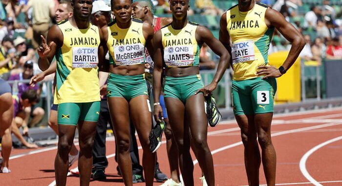 Atletica: mondiali; ora alla Jamaica nella staffetta mista 4×400