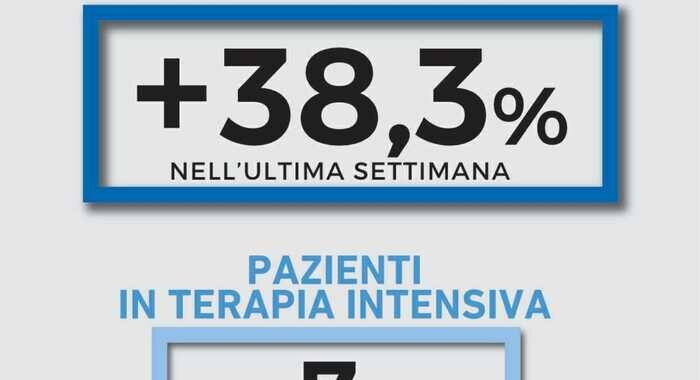 ++ Covid: Fiaso, negli ospedali +35% ricoverati totali ++