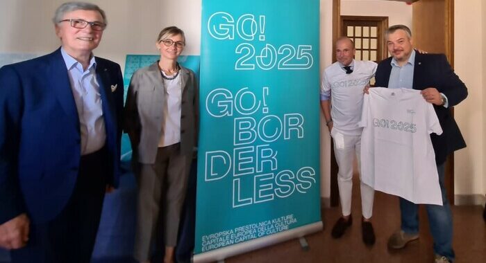 GO2025! Scoperto logo Gorizia-Nova Gorizia capitale Cultura