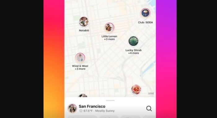 Instagram si ispira a Google Maps per le mappe social