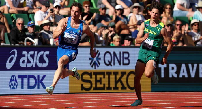 Mondiali atletica: Tortu in semifinale 200 m., Desalu fuori