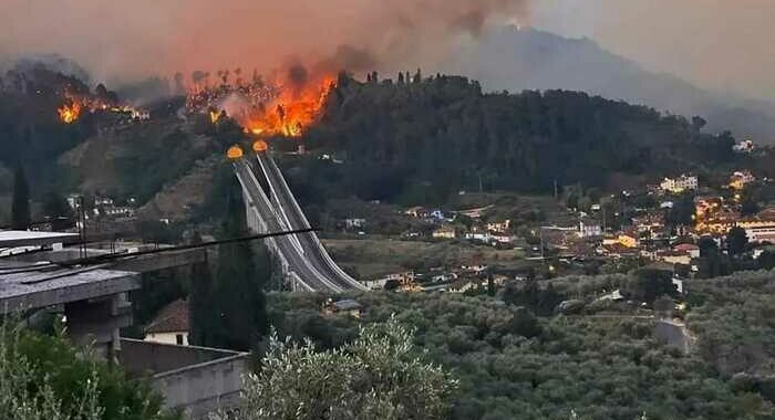 Rogo in Versilia, 50 evacuati e 3 edifici interessati da fiamme