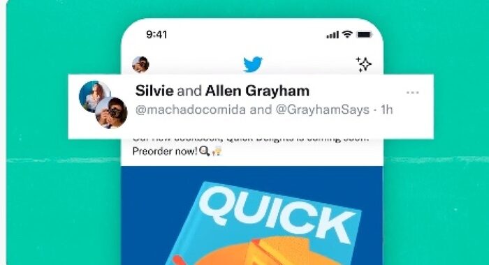 Twitter lancia in test la funzione di post con doppio autore