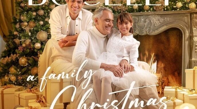 Andrea, Matteo e Virgina Bocelli insieme A family Chistmas