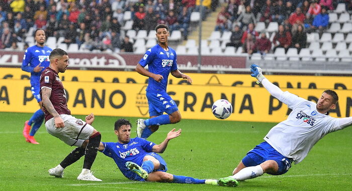 Serie A: Torino-Empoli 1-1