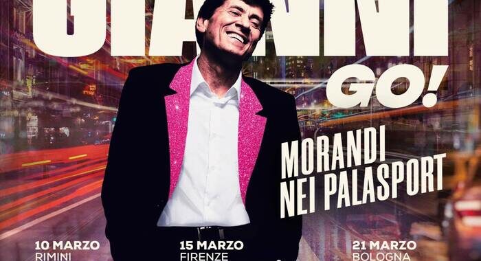 Morandi da marzo in tour con il “Go Gianni Go! nei palasport”