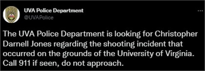 Studente spara a Università Virginia, 3 morti