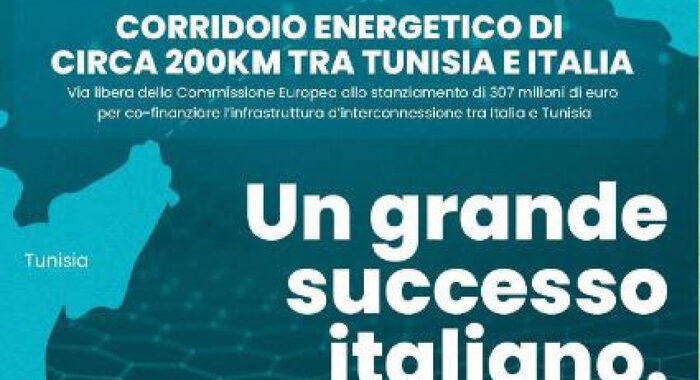 Energia: Meloni, più sicurezza con connessione Italia-Tunisia