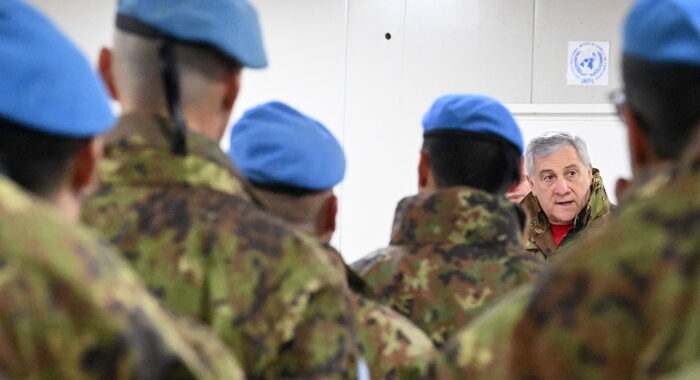 Tajani a militari Unifil Libano, ‘tutta l’Italia vi è grata’