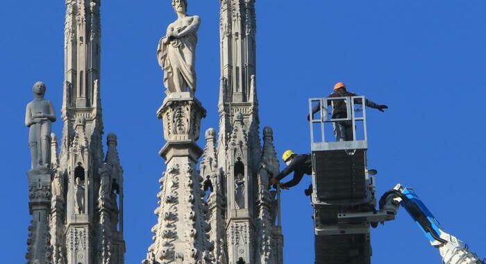 Ritrovata scultura Duomo sparita nel ’43