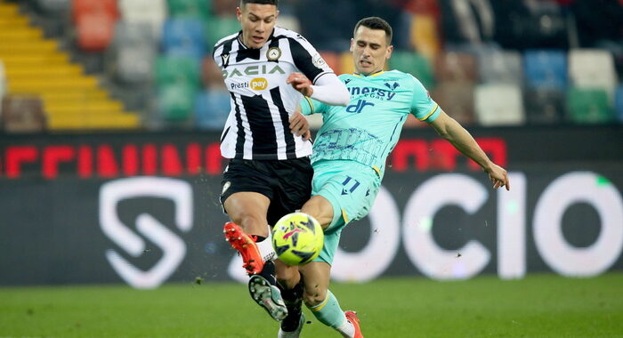 Serie A: Udinese-Verona 1-1