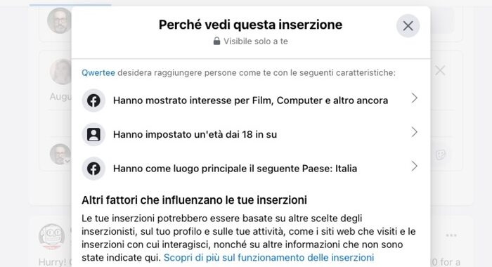 Da Meta maggiore trasparenza sul funzionamento degli annunci