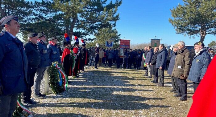 Giorno ricordo:cerimonia a foiba Basovizza commemora vittime