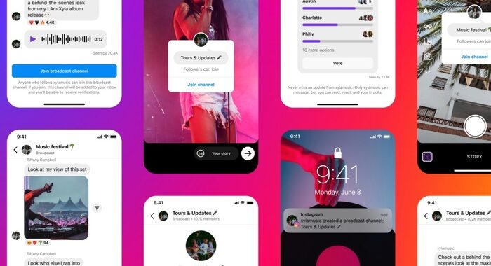 Instagram lancia i canali di trasmissione in stile Telegram