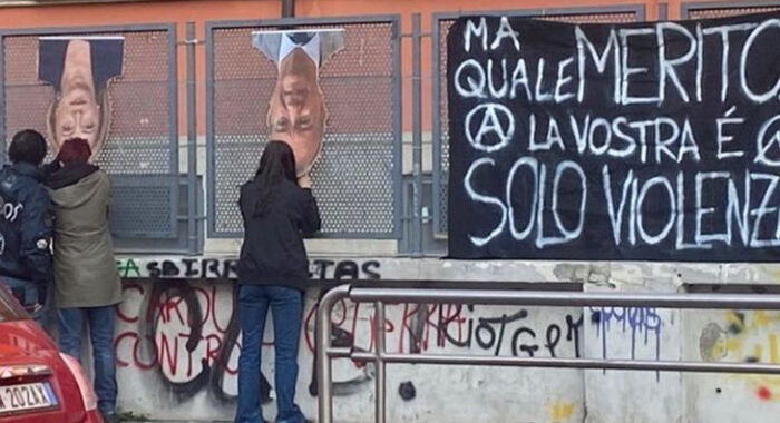 Cartello anti Meloni, a Milano sospesi studenti del Carducci