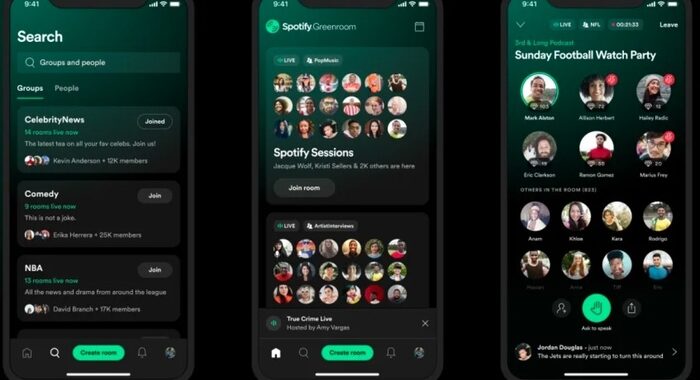 Dopo due anni Spotify chiude l’app rivale di Clubhouse