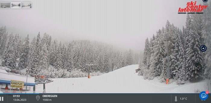 Sulle Dolomiti è tornata la neve e si scia ancora