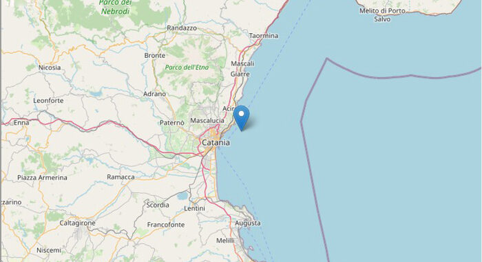 Terremoto Catania: epicentro in mare, a 6 km dalla costa
