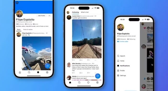 BlueSky, l’app clone di Twitter guadagna terreno