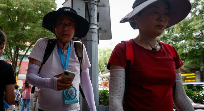 Temperatura record di metà luglio in Cina, 52,2 gradi