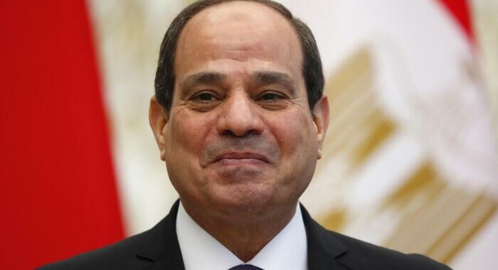 Al-Sisi ai leader, apriamo via a una soluzione a due Stati