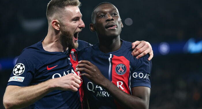 Champions: Paris SG-Milan 3-0